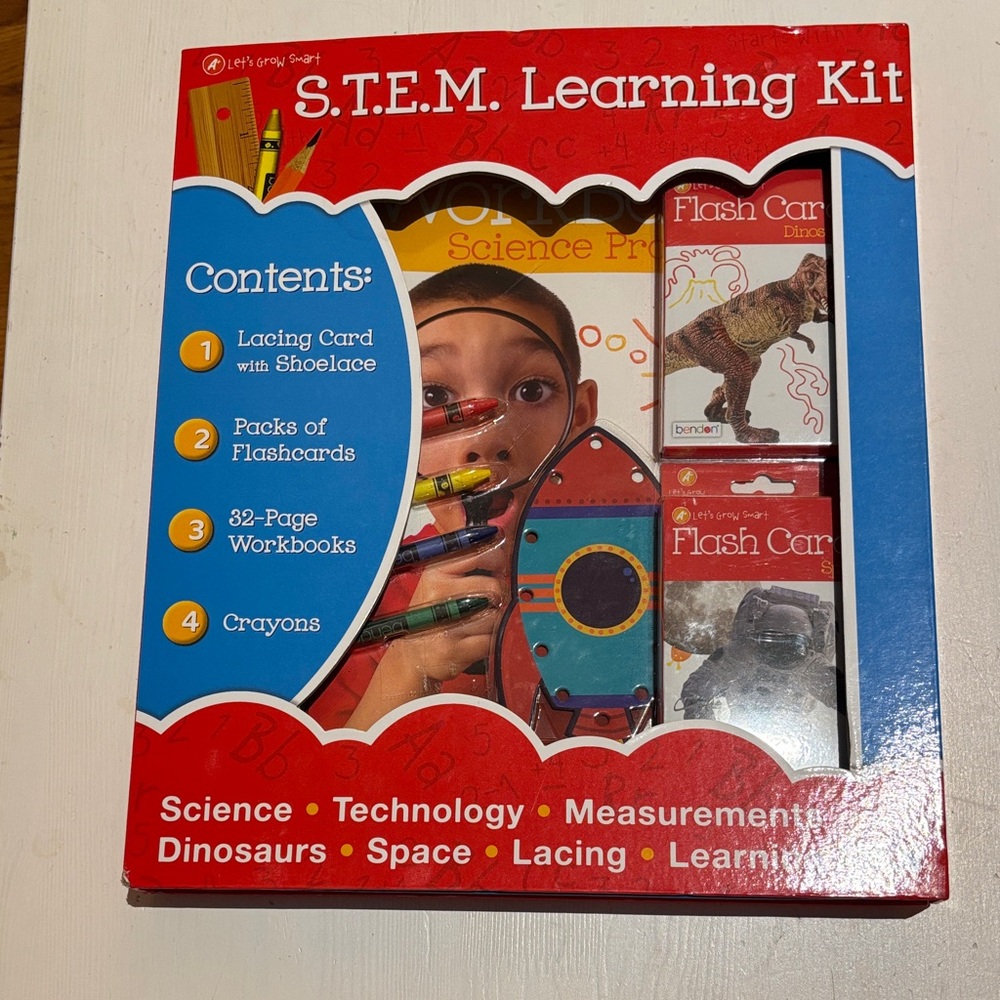 NWT Bendon STEM Learning Kit with Flashcards and Workbooks